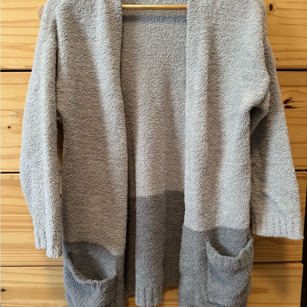 Thread & Supply Heather Gray Open Cardigan